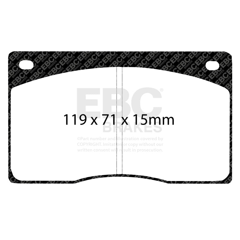 EBC 93-97 Aston Martin DB7 3.2 Supercharged Yellowstuff Front Brake Pads