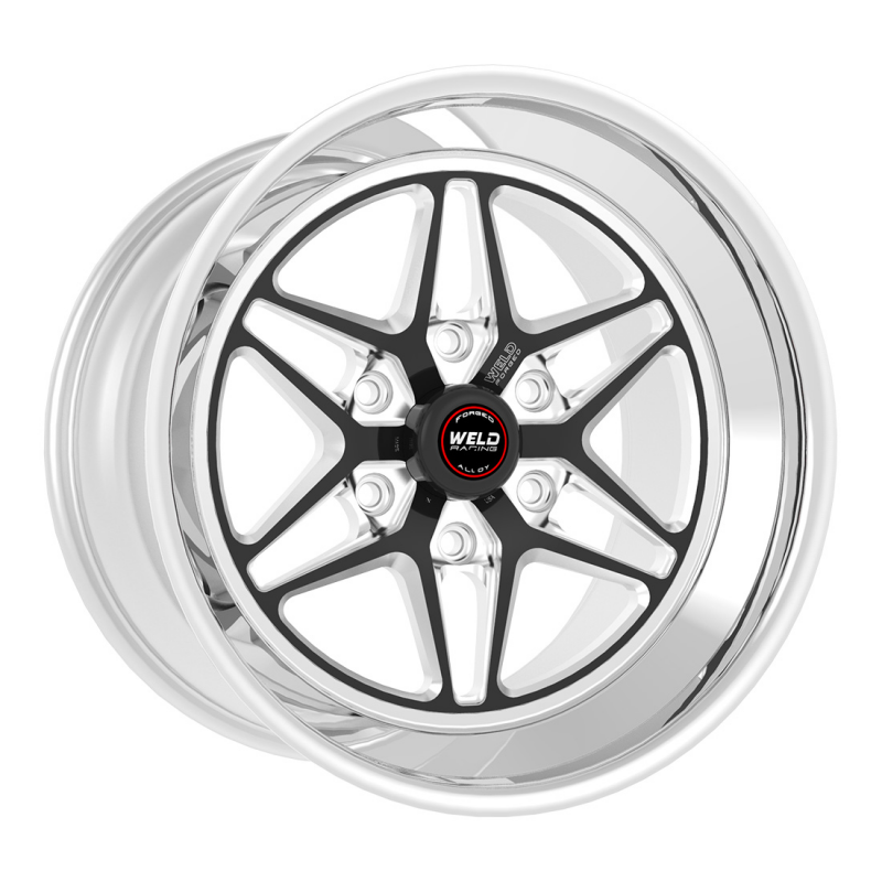 Weld S81 HD 17x9 / 6x139.7 / 5.2 BS / 3.54 HB - Black Center - Polished Shell - Non-BL Wheel