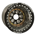 Weld Magnum Pro 16x16 / 5x5 / 5 BS / 3.5 HB - Black Center - Polished Shell - Knurled Non-BL Wheel