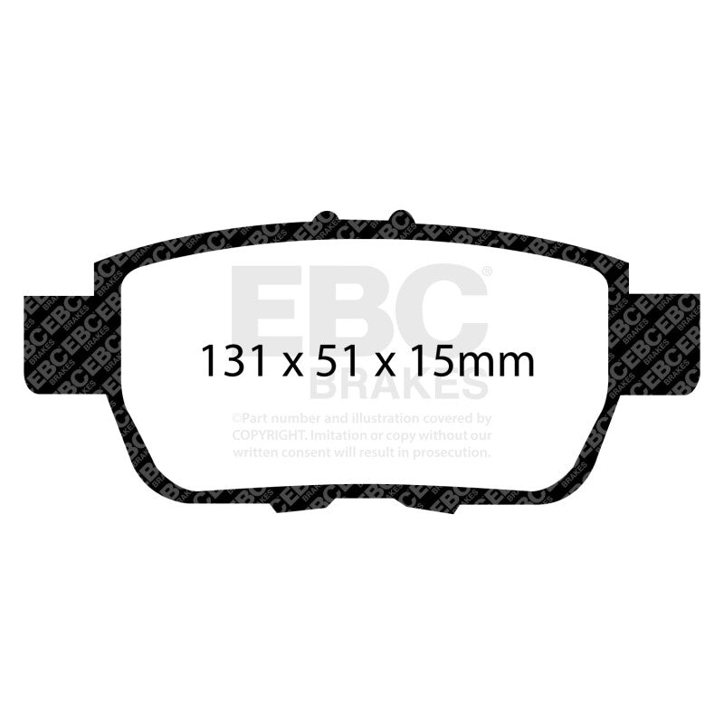 EBC 09-14 Acura TL 3.5 Greenstuff Rear Brake Pads