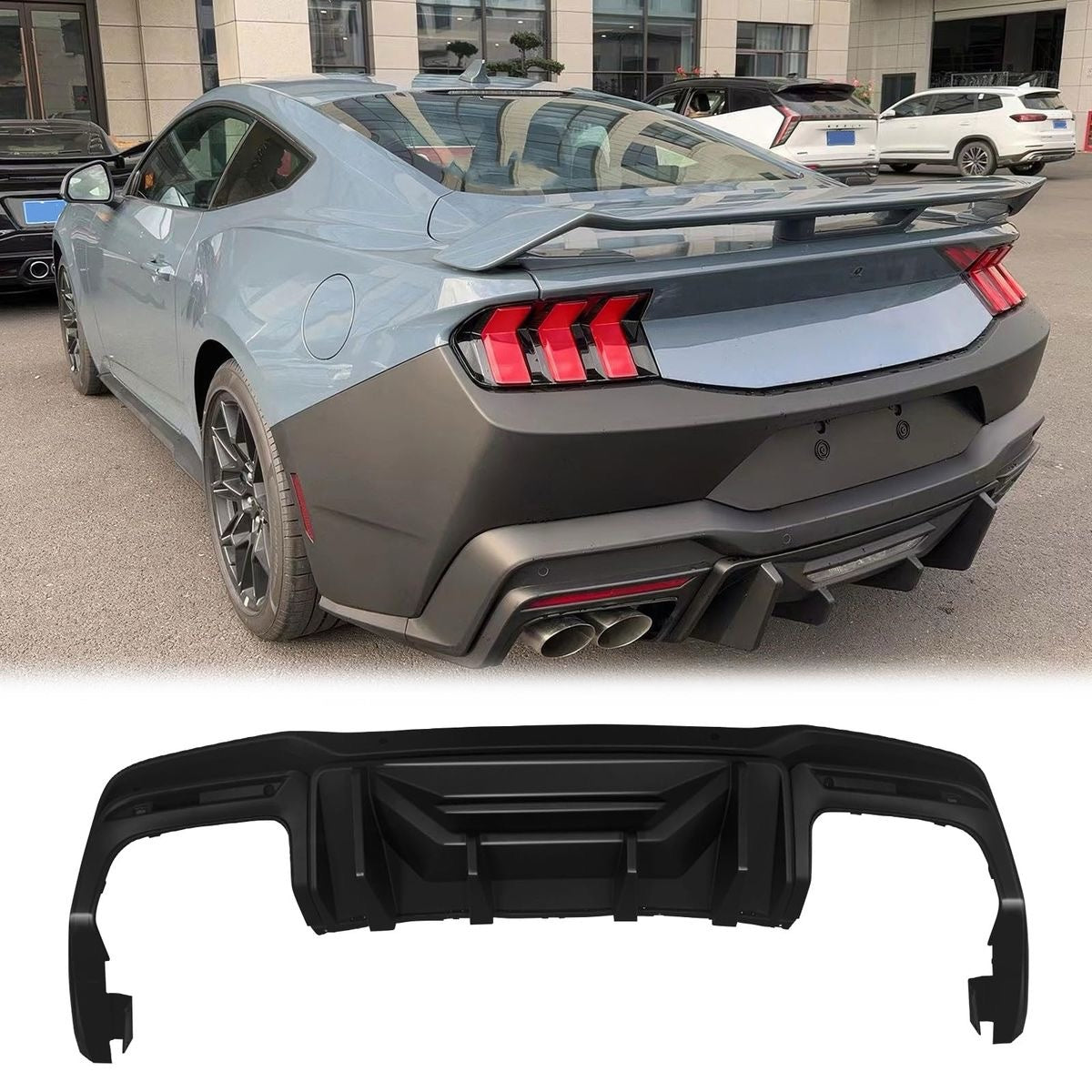 2024–2026 Ford Mustang Dark Horse Rear Bumper image 0