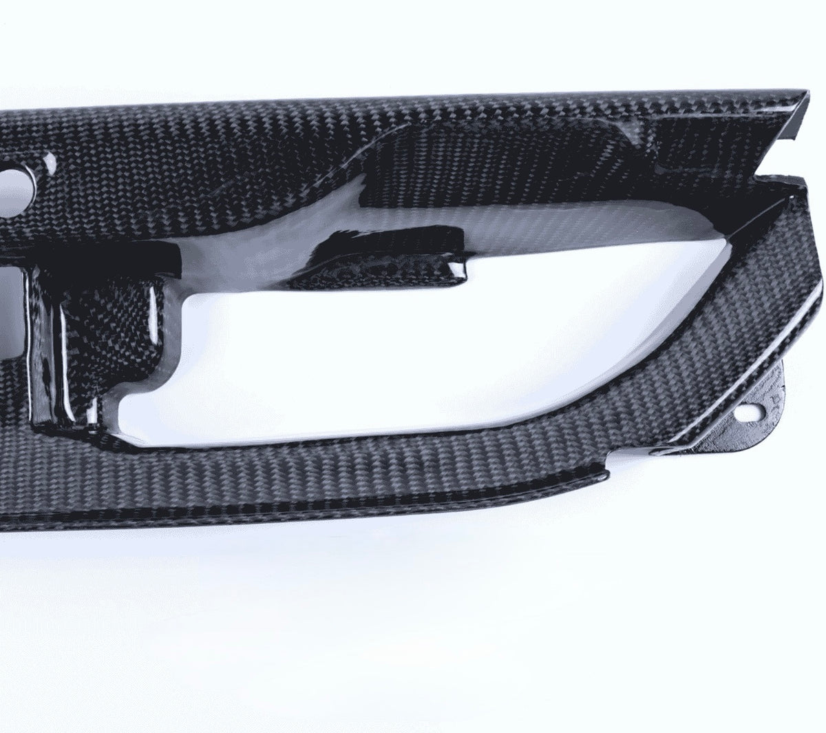 1999-2004 Ford Mustang Radiator Grille Cover Filler Panel - Carbon Fiber image 1