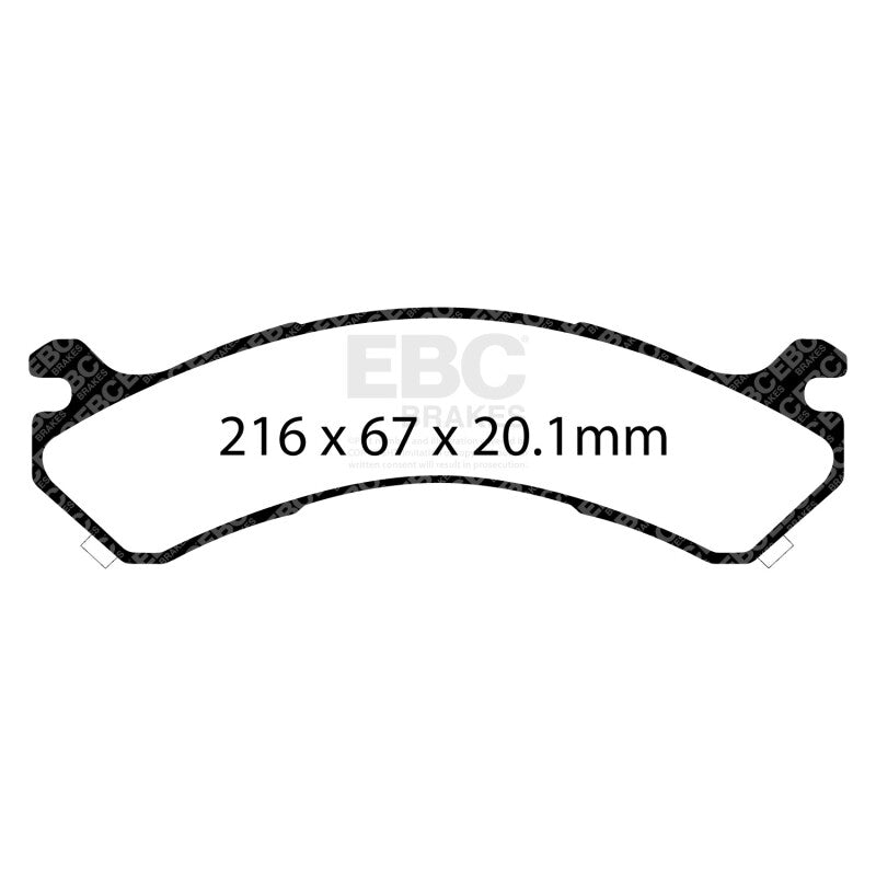 EBC 01-05 Chevrolet Silverado 3500 (2WD) Yellowstuff Rear Brake Pads