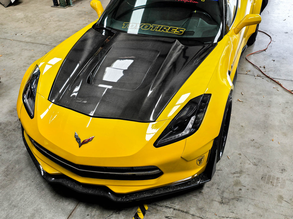 C7 Corvette A76 Carbon Fiber Hood - EXCLUSIVE