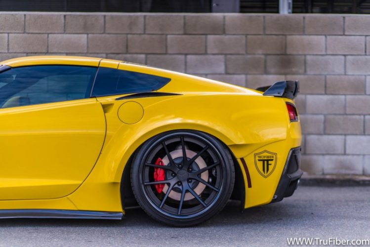 C7 Corvette Carbon Fiber / Fiberglass LG282-S Wide Body Rear Fender Flares  - EXCLUSIVE