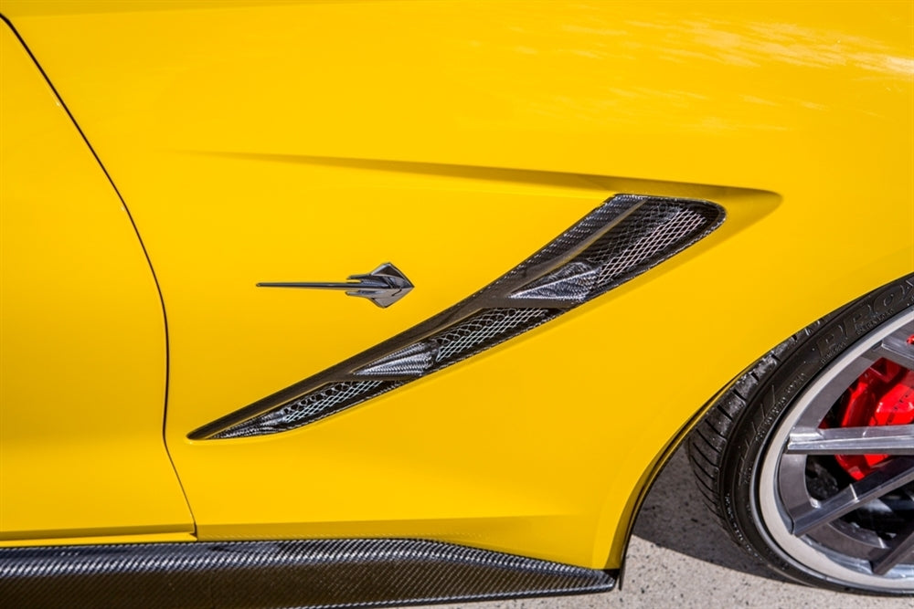 C7 Corvette Carbon Fiber LG215-AC Fender Vents