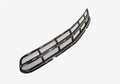 C7 Corvette Carbon Fiber LG230-AC Front Bumper Grille