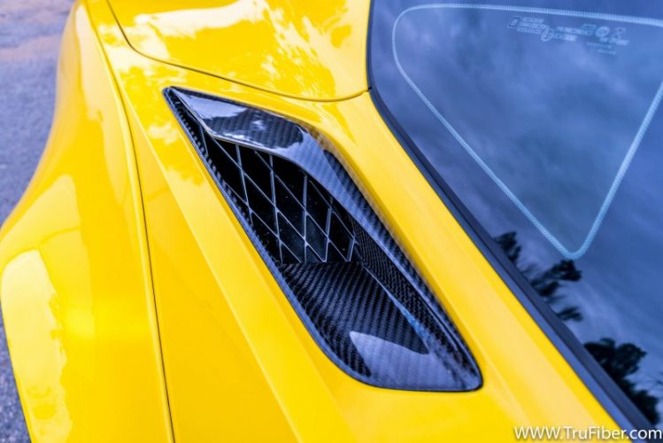 C7 Corvette Carbon Fiber LG289-AC Quarter Panel Vents V2