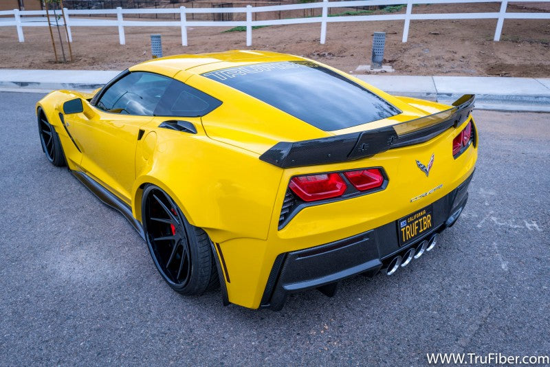 C7 Corvette Carbon Fiber LG305-AC Rear Diffuser V2