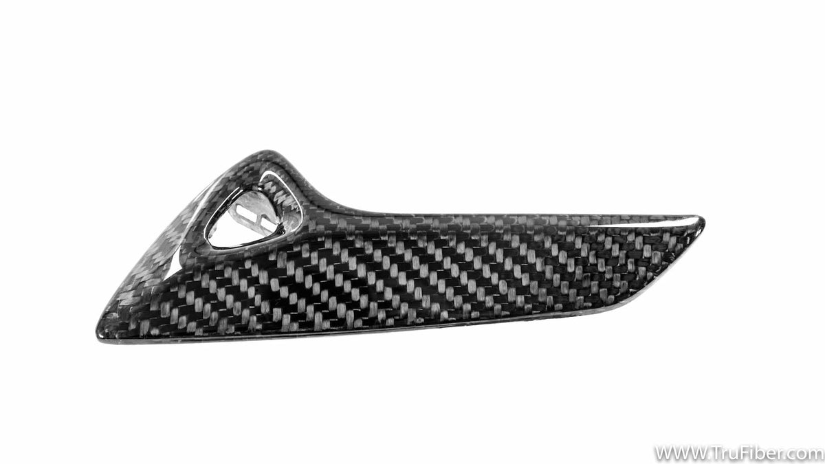 C7 Corvette Carbon Fiber LG468-AC Door Lock Inserts - EXCLUSIVE