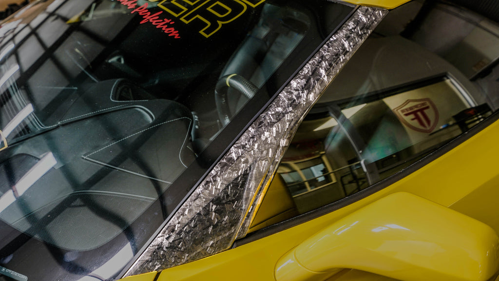 C7 Corvette Forged Carbon Fiber LG212 A-Pillars - EXCLUSIVE