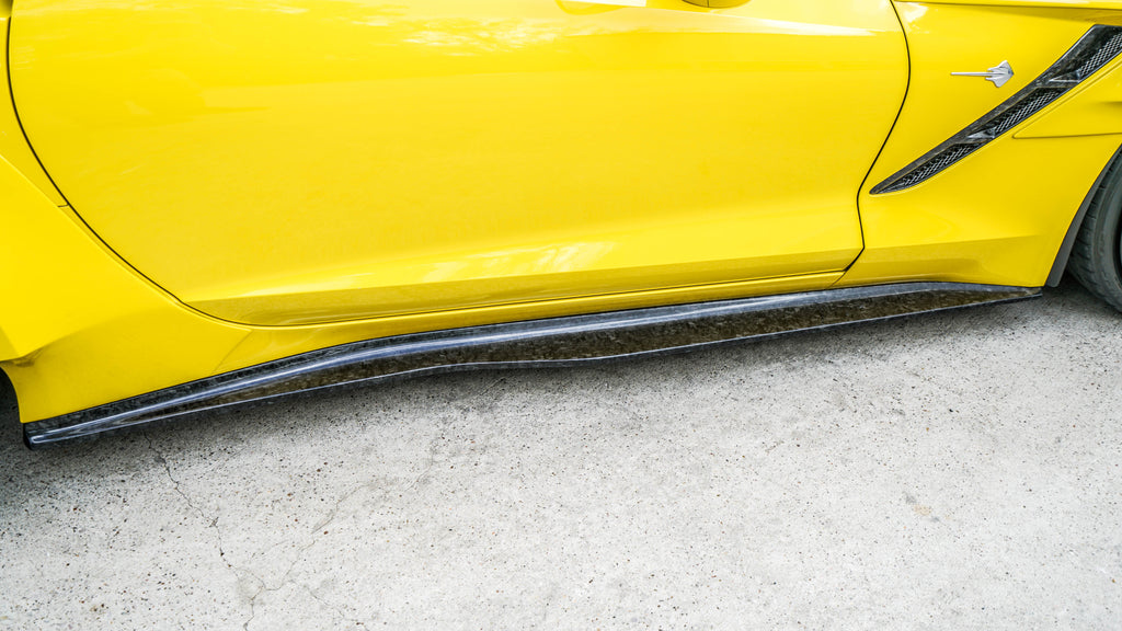 C7 Corvette Forged Carbon Fiber LG214 Side Skirts- EXCLUSIVE