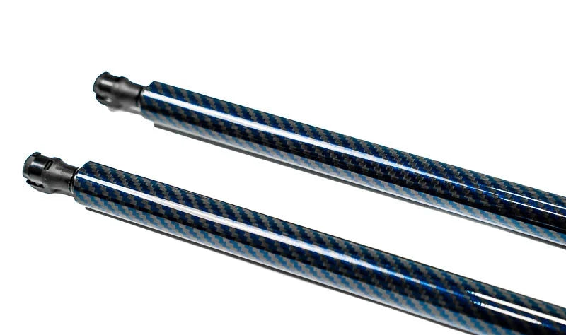C8 Corvette Carbon Fiber Hood Struts - Red, Blue, Forged
