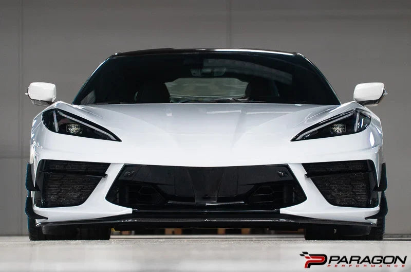 Corvette C8 Stingray Verus Engineering Carbon Flash Dual Element Canards