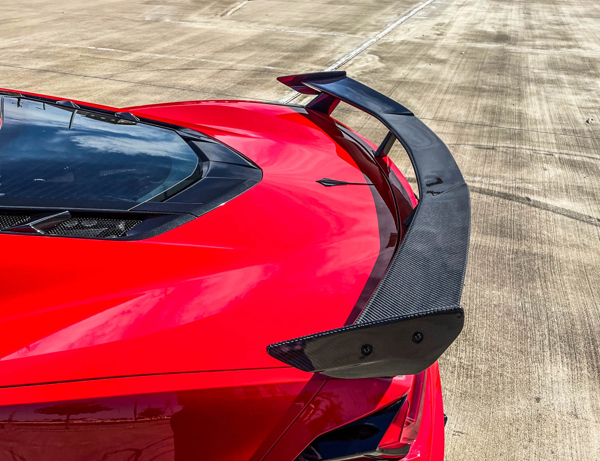 C8 Corvette Carbon Fiber DCA72 Rear Spoiler - EXCLUSIVE