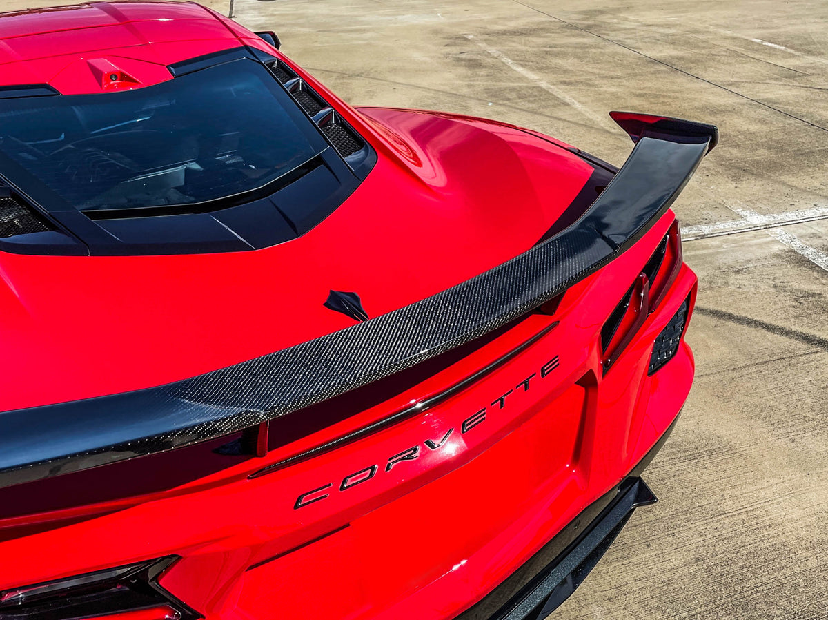 C8 Corvette Carbon Fiber DCA72 Rear Spoiler - EXCLUSIVE