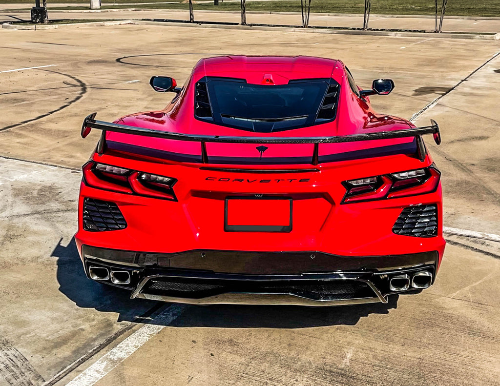 C8 Corvette Carbon Fiber DCA72 Rear Spoiler - EXCLUSIVE