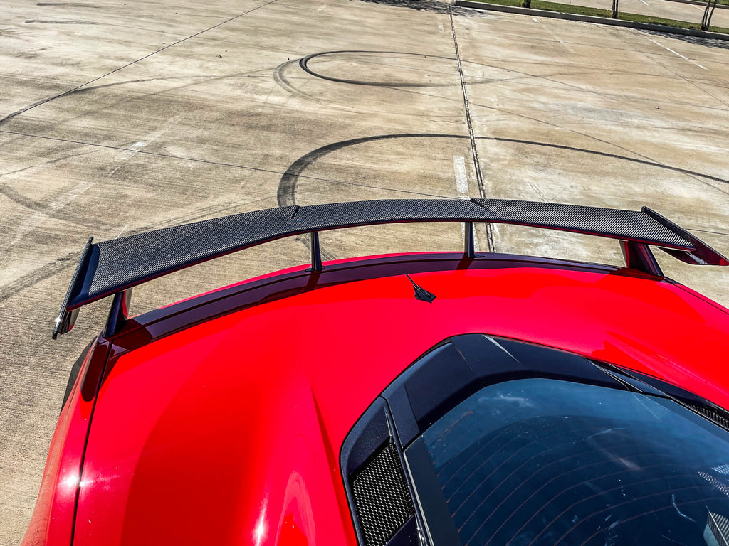 C8 Corvette Carbon Fiber DCA72 Rear Spoiler - EXCLUSIVE