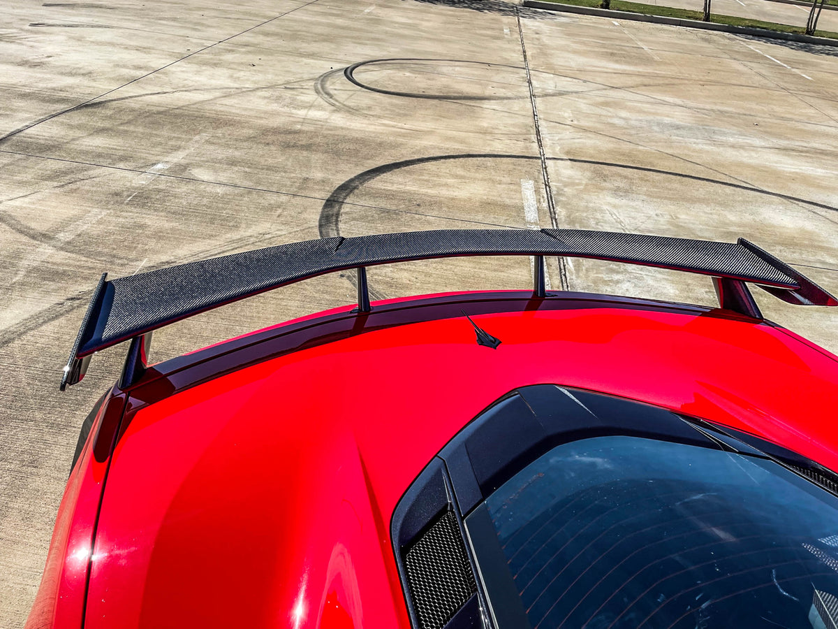 C8 Corvette Carbon Fiber DCA72 Rear Spoiler - EXCLUSIVE
