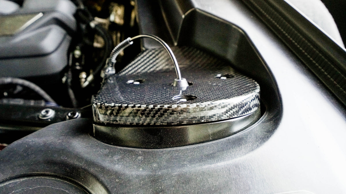 C8 Corvette Carbon Fiber LG560 Strut Tower Covers - EXCLUSIVE