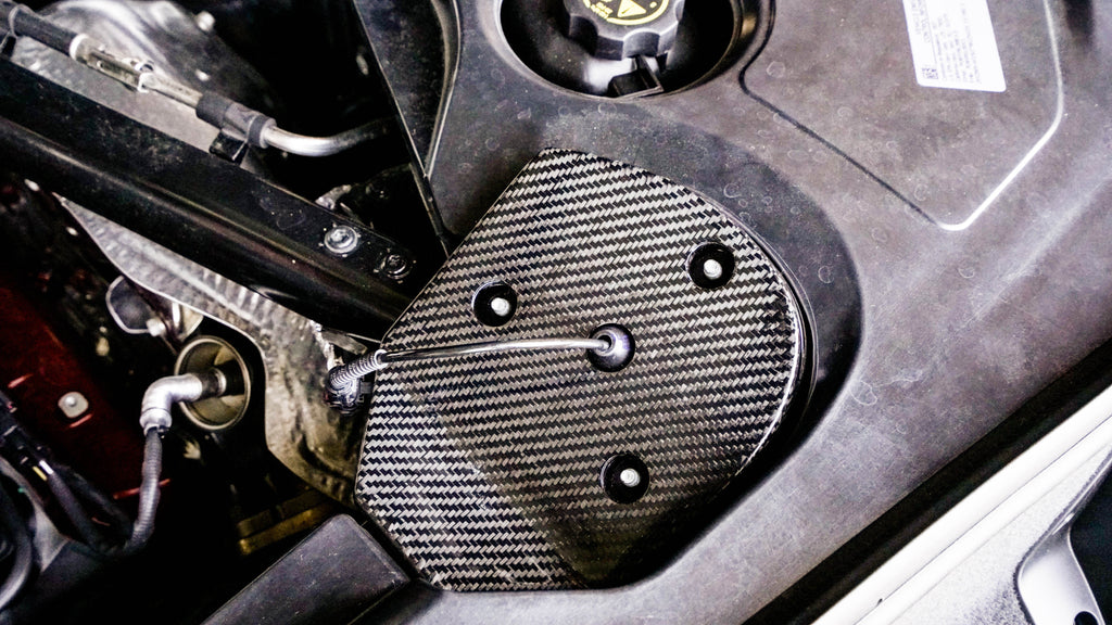 C8 Corvette Carbon Fiber LG560 Strut Tower Covers - EXCLUSIVE
