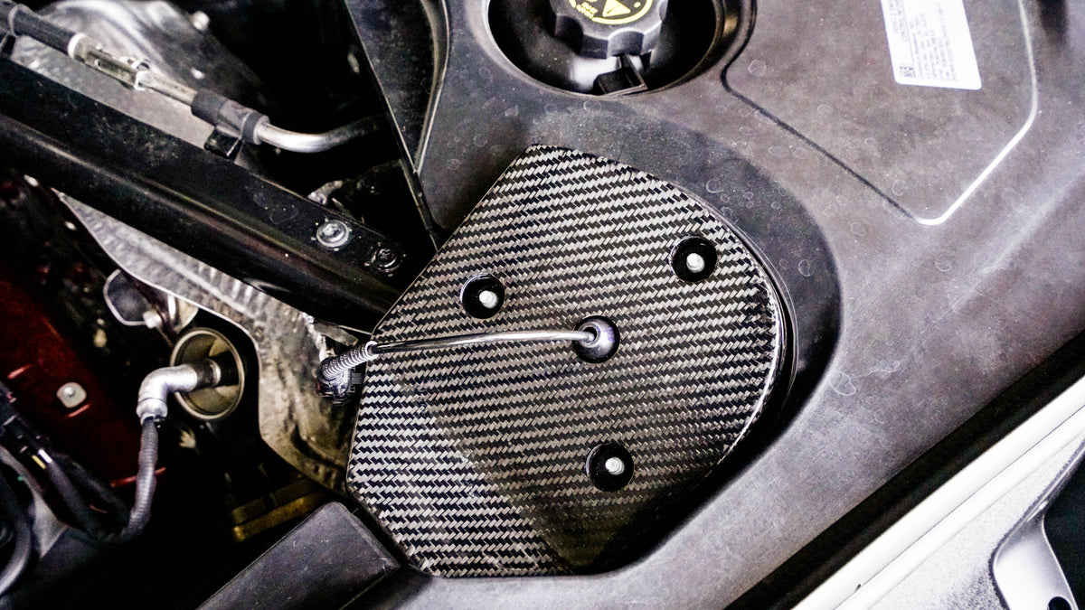 C8 Corvette Carbon Fiber LG560 Strut Tower Covers - EXCLUSIVE