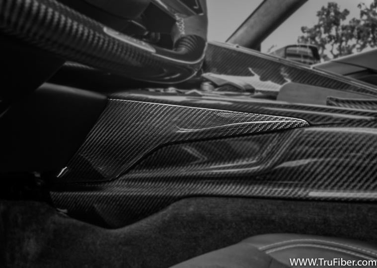 C8 Corvette Carbon Fiber LG606 Center Console Upper Side Panels - EXCLUSIVE