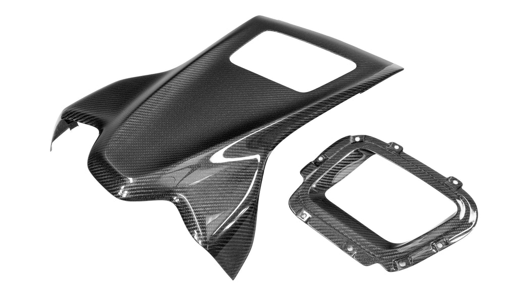 C8 Corvette Carbon Fiber LG607 Upper Dashboard Panel (2 pc) - EXCLUSIVE
