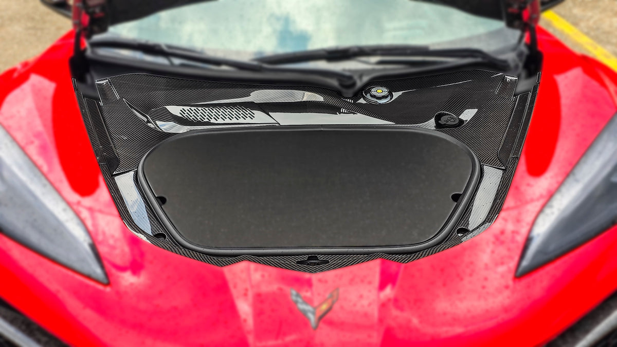 C8 Corvette Carbon Fiber LG619 Trunk Panels - EXCLUSIVE