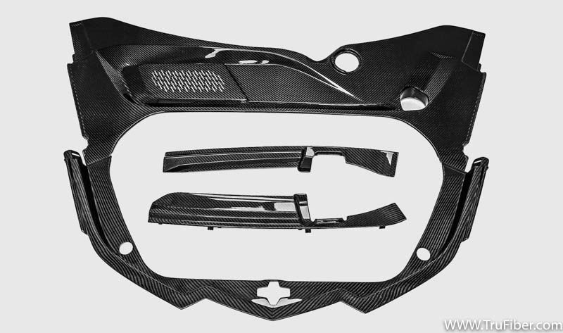 C8 Corvette Carbon Fiber LG619 Trunk Panels - EXCLUSIVE