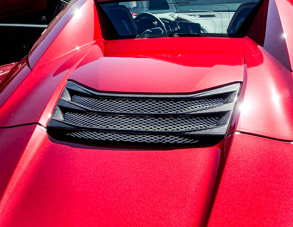 C8 Corvette Convertible Carbon Fiber LG589 Rear Hatch Vent - EXCLUSIVE