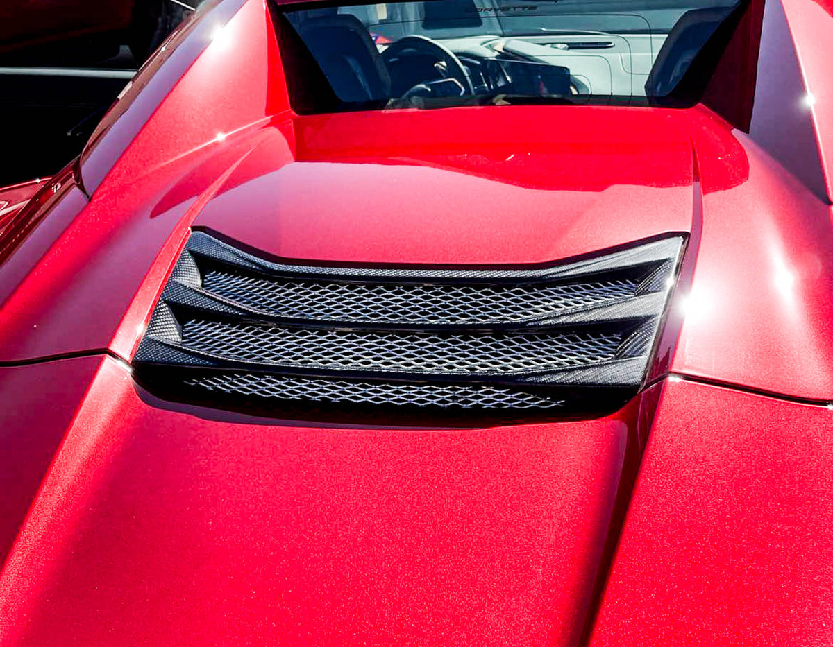C8 Corvette Convertible Carbon Fiber LG589 Rear Hatch Vent - EXCLUSIVE