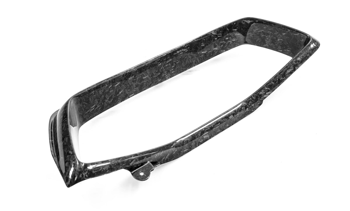 C8 Corvette Forged Carbon Fiber LG605 Gauge Cluster Cover - EXCLUSIVE