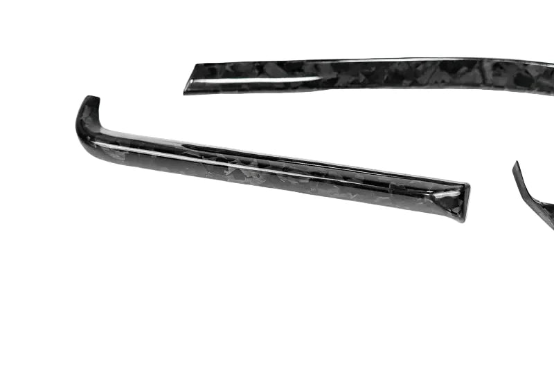 C8 Corvette Carbon Fiber Interior Trim - 3 Piece Kit - Red, Black, Forged
