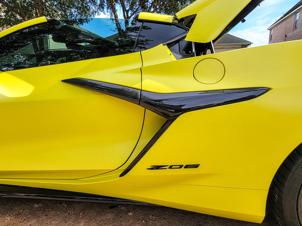 C8 Corvette Z06 Carbon Fiber LG652 Wishbone 6 Piece Set - EXCLUSIVE