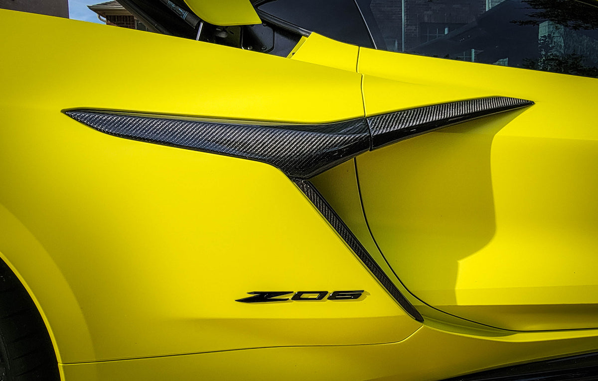 C8 Corvette Z06 Carbon Fiber LG652 Wishbone 6 Piece Set - EXCLUSIVE