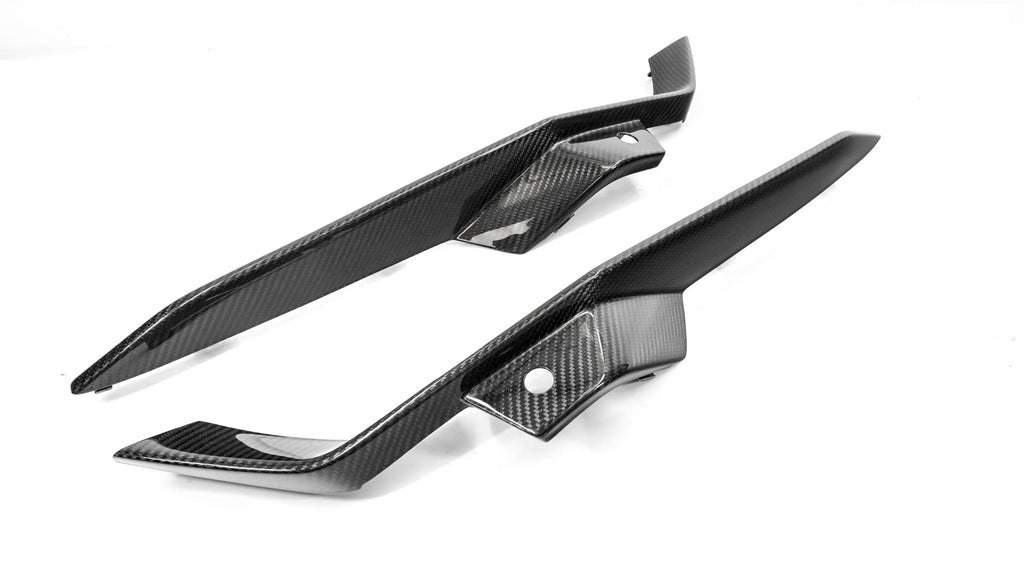 C8 Z06 Carbon Fiber LG591 Front Bumper Upper Grill Deflectors - EXCLUSIVE