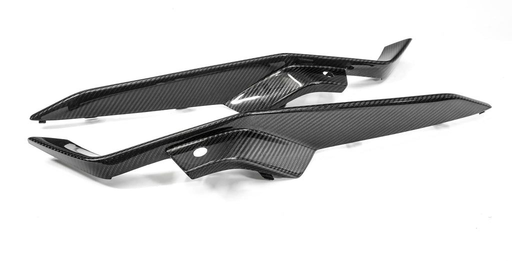 C8 Z06 Carbon Fiber LG591 Front Bumper Upper Grill Deflectors - EXCLUSIVE
