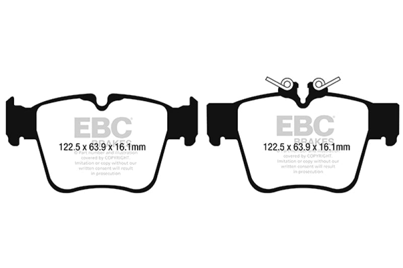 EBC 17-21 Mercedes-Benz C43 AMG (W205) 4Matic 3.0TT Bluestuff Rear Brake Pads