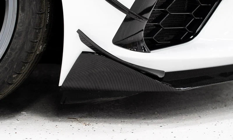 Corvette C8 Stingray 5VM Style Carbon Fiber Front Splitter