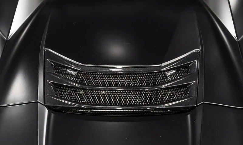 C8 Corvette Convertible Carbon Fiber Hatch Vent Overlay