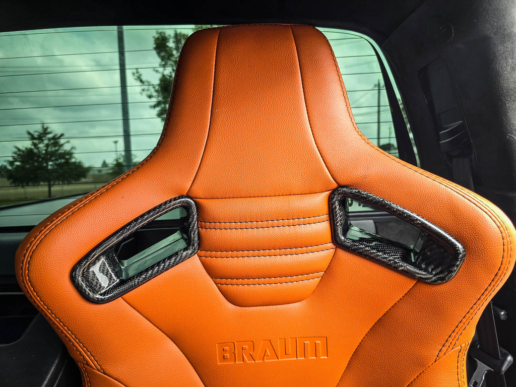 Carbon Fiber LG275 Recaro / Braum Seat Inserts