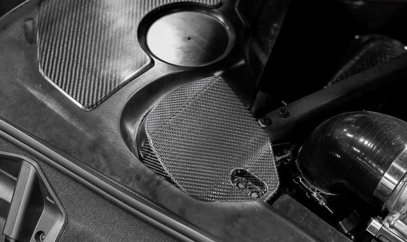 C8 Corvette Carbon Fiber Rear Strut Tower Covers - Coupe Only