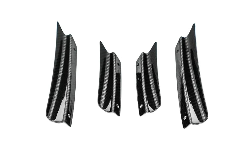 C8 Corvette Carbon Fiber Front Canards – 4PC