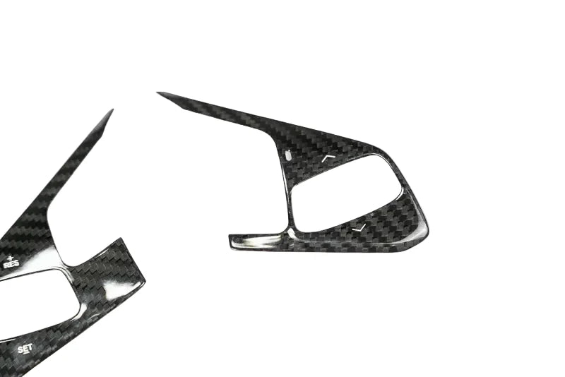 C8 Corvette Carbon Fiber Steering Wheel Side Covers – Heated