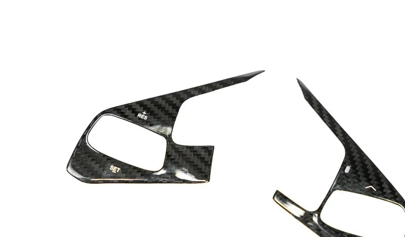 C8 Corvette Carbon Fiber Steering Wheel Side Covers – Heated