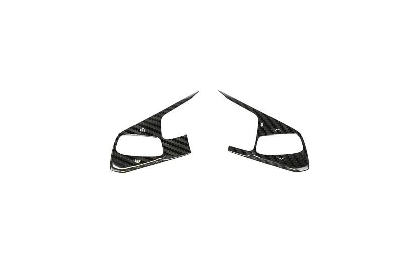 C8 Corvette Carbon Fiber Steering Wheel Side Covers – Heated