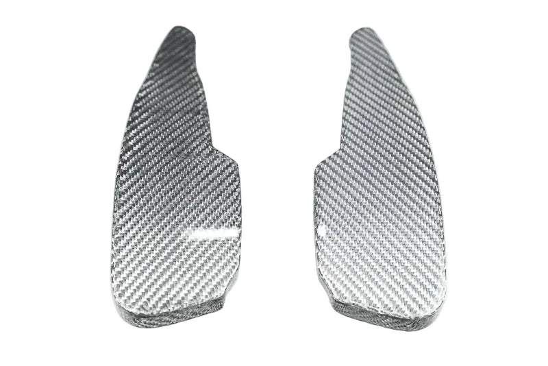 Corvette C8 Stingray Carbon Fiber Paddle Shifter Extenders - Red, Blue, Silver, Forged