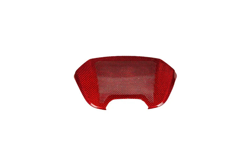C8 Corvette Carbon Fiber Waterfall Speaker Overlay - Red