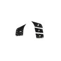 2020–2023 C8 Corvette Carbon Fiber Steering Wheel Button Covers – Heated